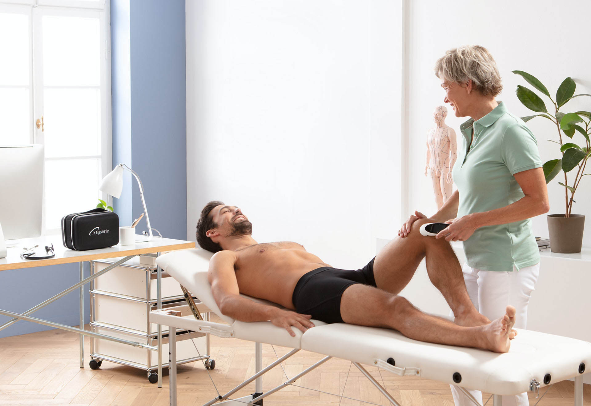 Therapieren mit dem etablierten physiokey