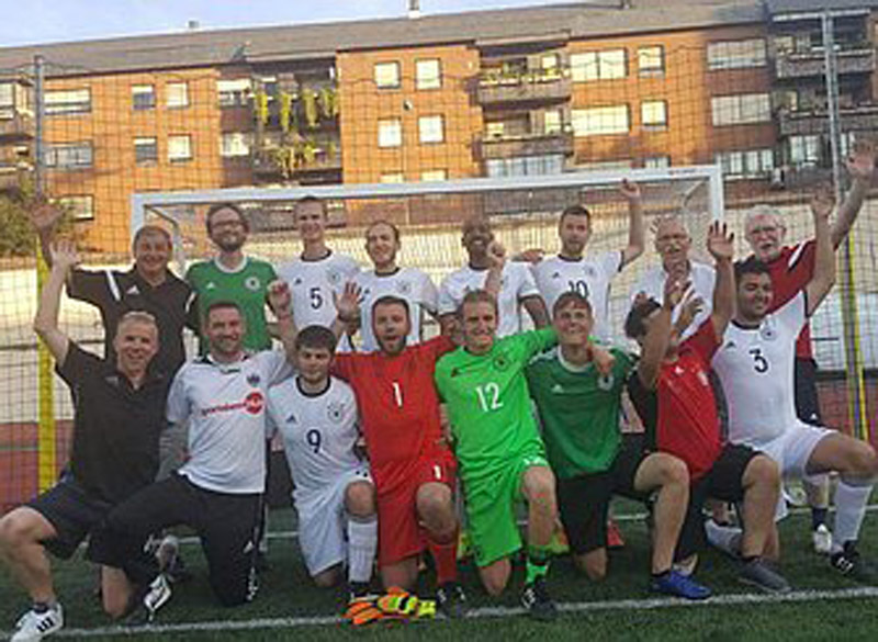 Die Blindenfussball-Nationalteam Deutschland setzt auf den physiokey von Keytec