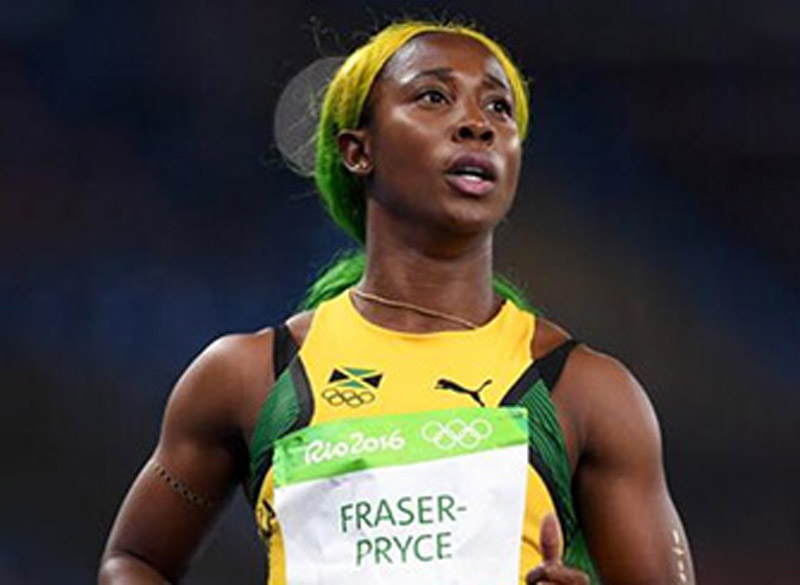 Shelly Ann Fraser-Pryce, Sprinterin, wird vom physiokey von Keytec unterstützt