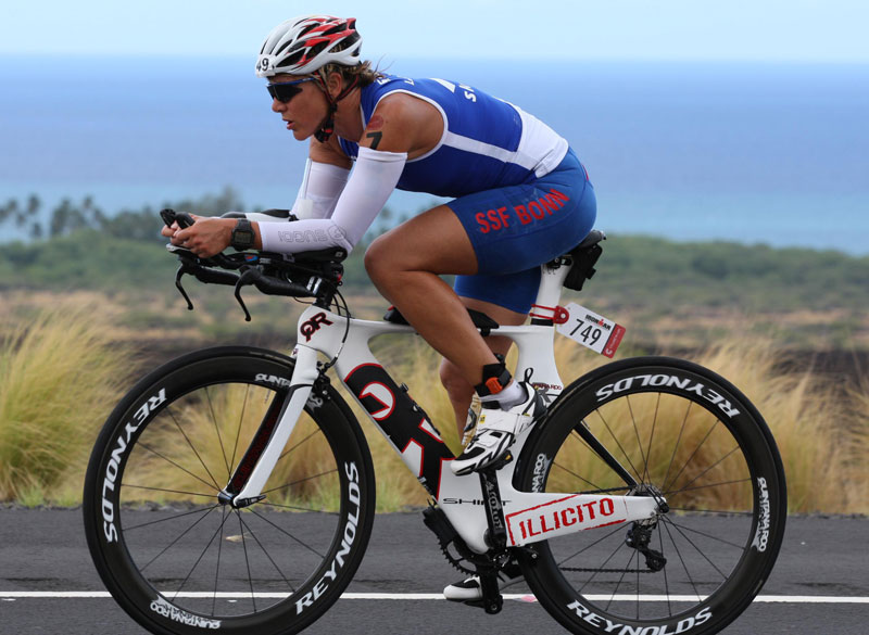 Manuela Ironmanu Reinhardt beim Ironman Worldchampionship 2014 auf Hawaii