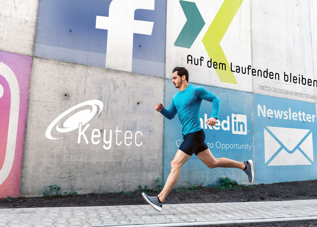 Newsletter und Social Media von Keytec